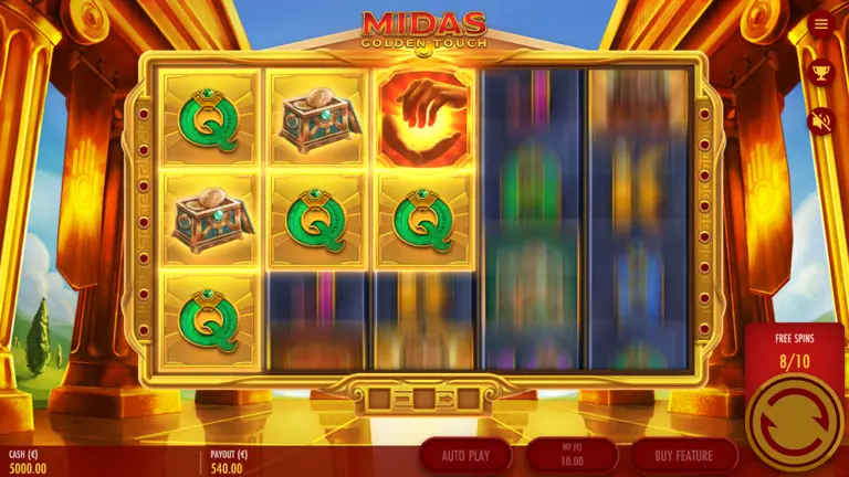 Midas Golden Touch bonus round